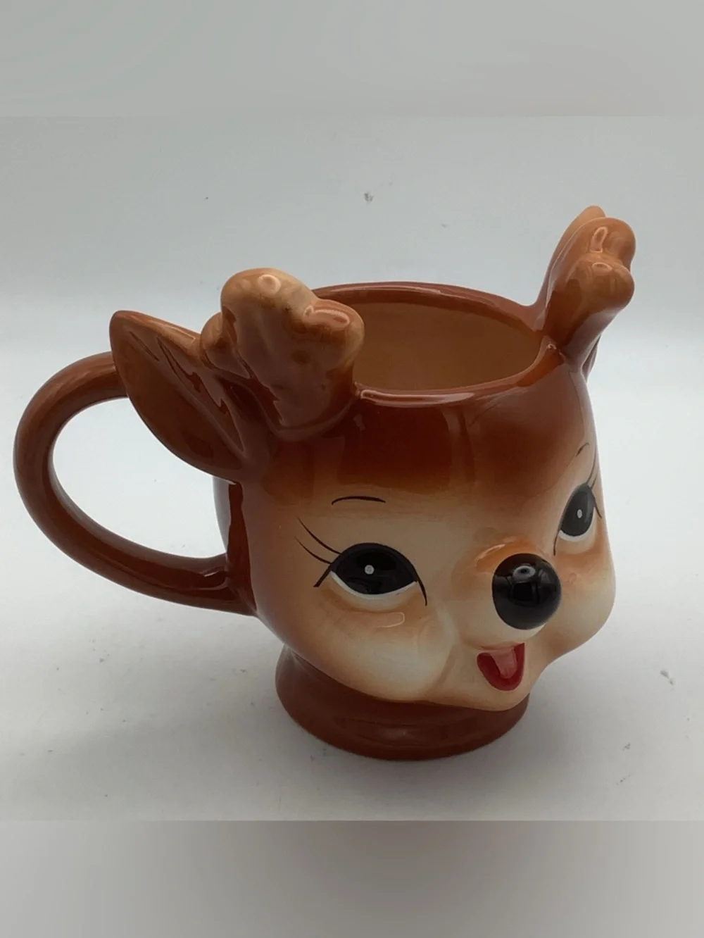 Pottery Barn Cheeky Reindeer Mug